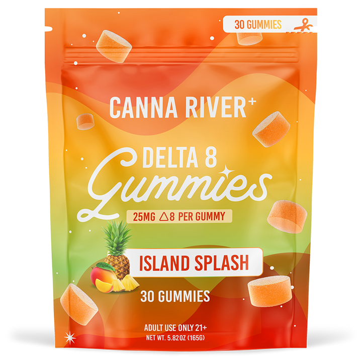 D8 Gummy Gummy Canna River Delta 8 THC Island Splash 25mg D8 per Gummy / 30 Gummies