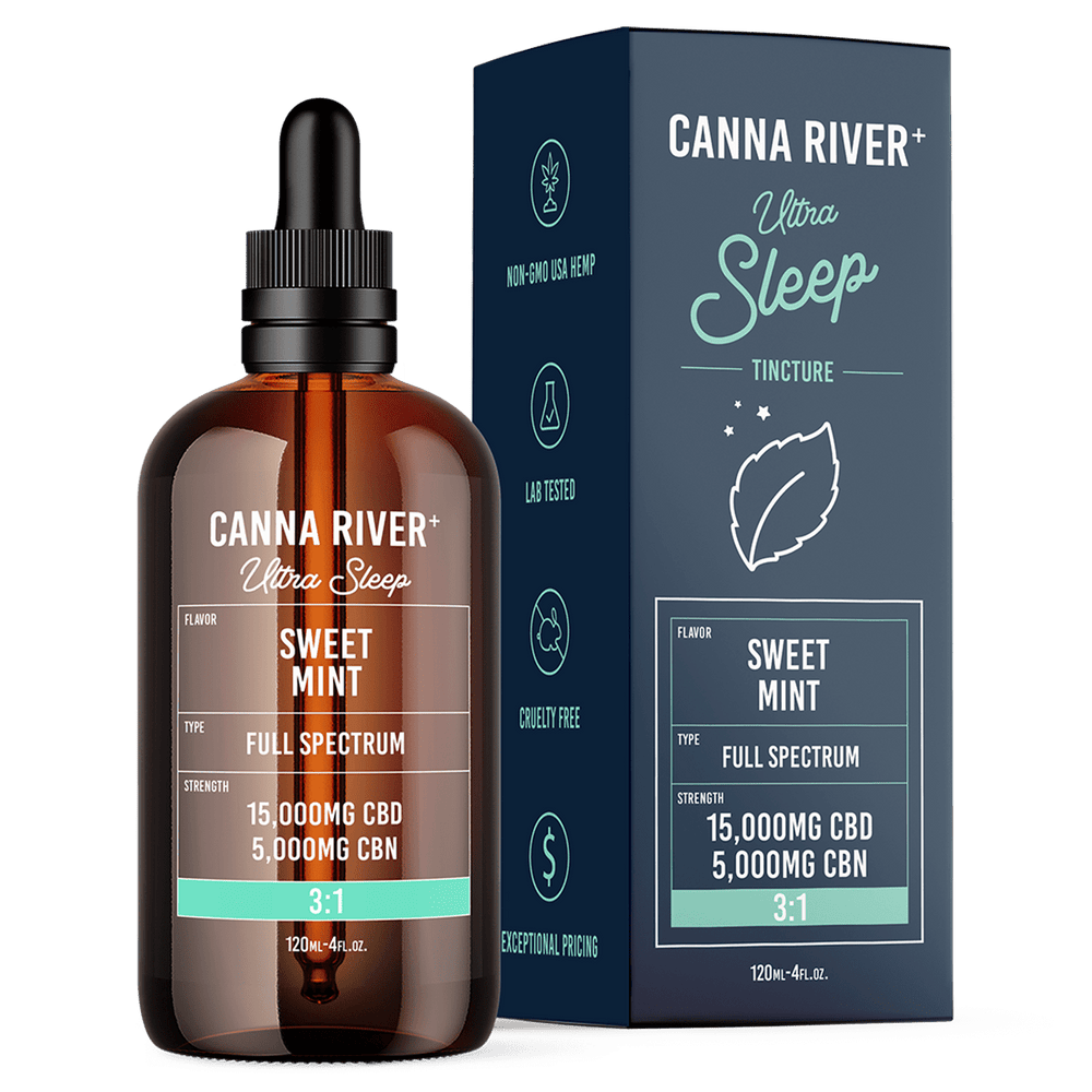 Ultra Sleep CBD Oil Tincture | CBN Cannabinoid | High Strength CBD 